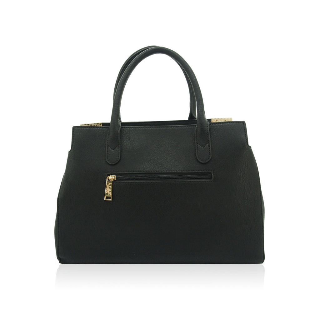 LYDC Stretford Black Stud Tote Bag - Bag Envy